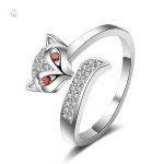 Bague Renard Cristal Élégante