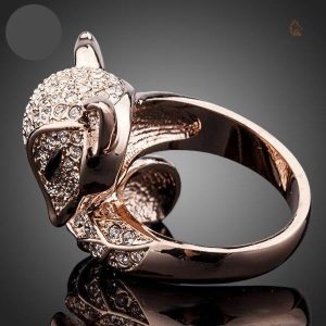 Bague stylée représentant un renard, idéale pour les femmes