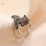 Accessoire unique pour femmes, motif renard délicat