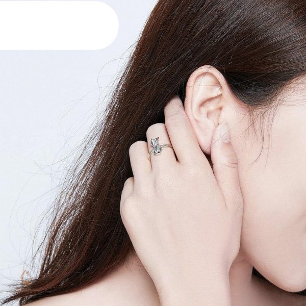 Bague Renard en argent, élégance et simplicité