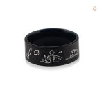 Création artisanale de bague renard, touche poétique