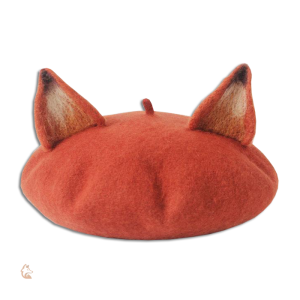 Béret Renard avec oreilles adorables