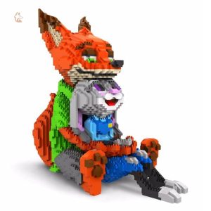 Blocs de construction Zootopie avec Judy et Nick