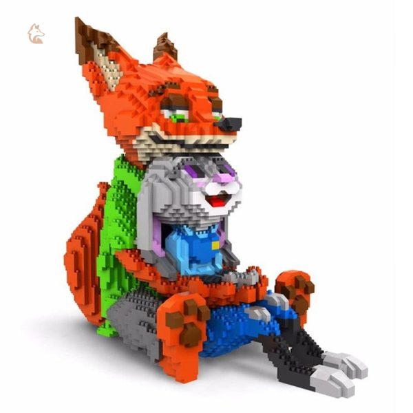 Blocs de construction Zootopie avec Judy et Nick