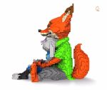 Judy et Nick en blocs de construction Zootopie