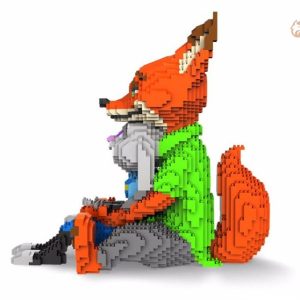 Judy et Nick en blocs de construction Zootopie