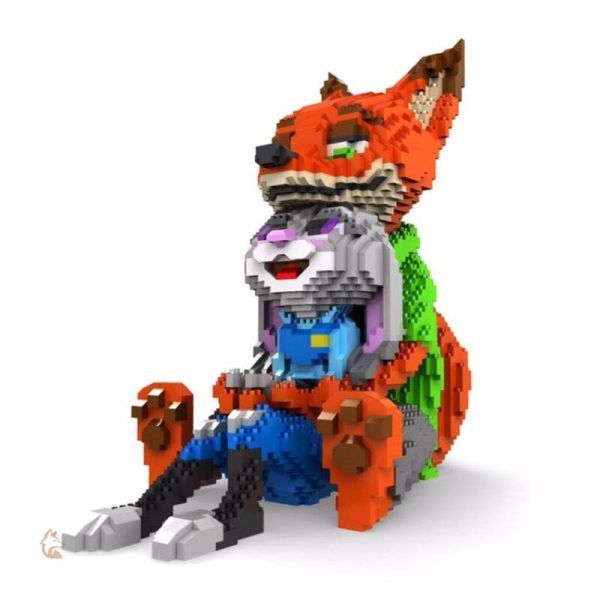 Jeu de construction Renard avec personnages Zootopie