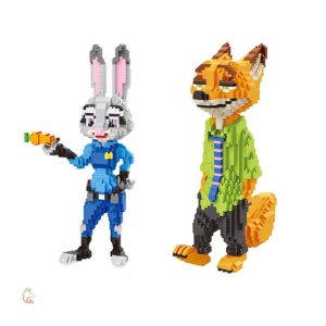 Blocs de construction Zootopie Nick et Judy pour enfants