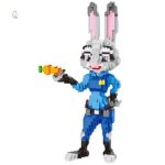 Jeu de construction Zootopie : Renard Nick et Judy