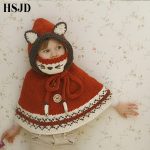 Cagoule Renard et Cape Tricot 2 pièces pour les petits