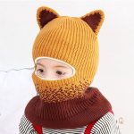 Bonnet original renard pour enfants