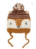 Bonnet Renard et Écharpe pour Enfant, ensemble 2 pièces
