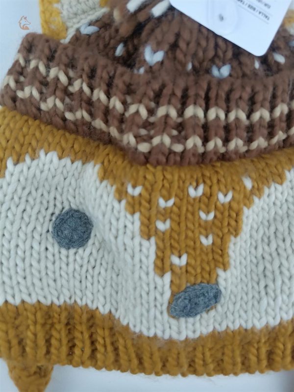 Écharpe assortie au bonnet Renard pour enfant