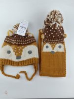 Écharpe enfant en textile doux, motif Renard