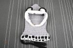 Accessoire mode pour enfants, bonnet renard gris