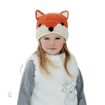 Bonnet Renard Tricoté pour Enfant