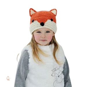 Bonnet Renard Tricoté pour Enfant