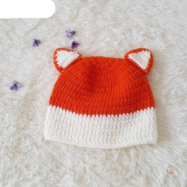 Accessoire Enfant : Bonnet Renard en Tricot