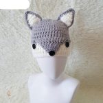 Bonnet en Tricot avec Motif Renard pour Enfant