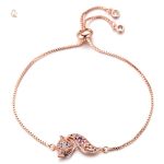 Bracelet élégant avec motif renard multicolore