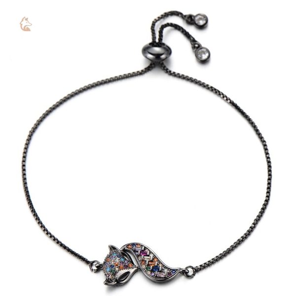 Bracelet coloré inspiré par l'animal renard