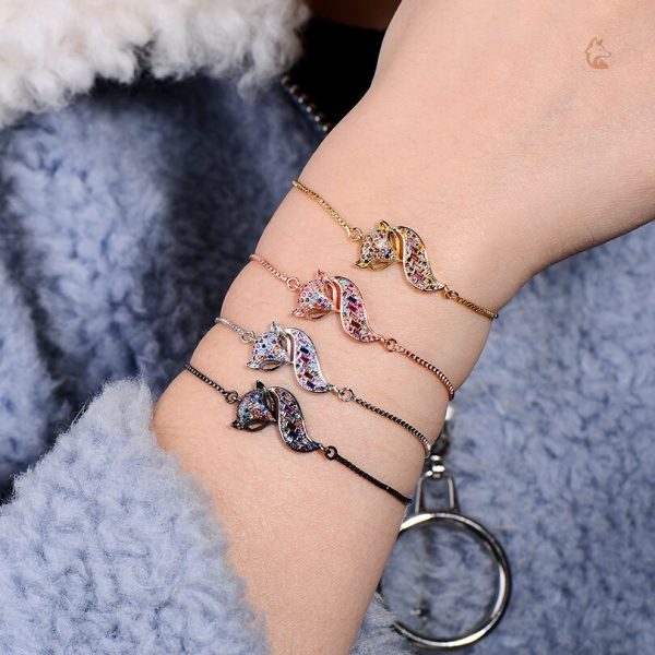 Accessoire renard multicolore pour un look stylé