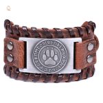 Bracelet Renard avec motif patte de renard viking