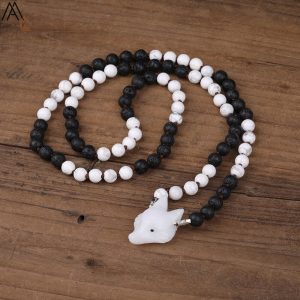Bijou Renard en pierre naturelle, design élégant