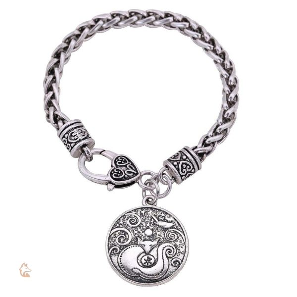 Bracelet Renard Totem Spirituel en perles naturelles