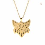 Collier Renard Astral élégant et unique