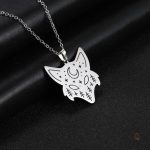 Collier artistique représentant un renard