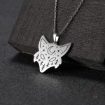 Collier tendance avec motif animalier renard