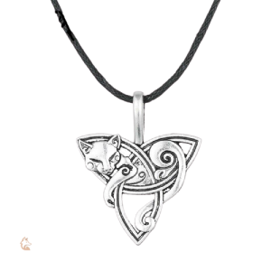 Collier Renard Celtique en Argent