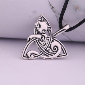 Accessoire élégant avec design renard en Argent