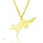 Collier Renard Doré élégant pour un look raffiné