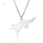 Accessoire en or représentant un renard stylisé, charmant et unique