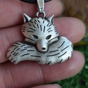 Bijou en argent motif renard, élégant et mignon