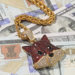 Accessoire mode : collier renard emoji chic