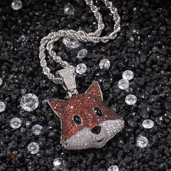 Collier renard emoji, parfait pour les passionnés
