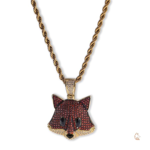 Bijou en métal : collier inspiré du renard