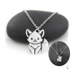 Collier représentant un renard dans un design Evoli