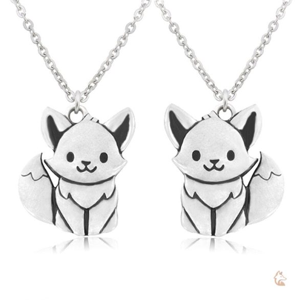Collier tendance avec motif de renard Evoli