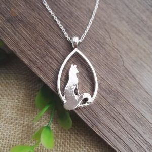 Bijou en Argent représentant un Renard