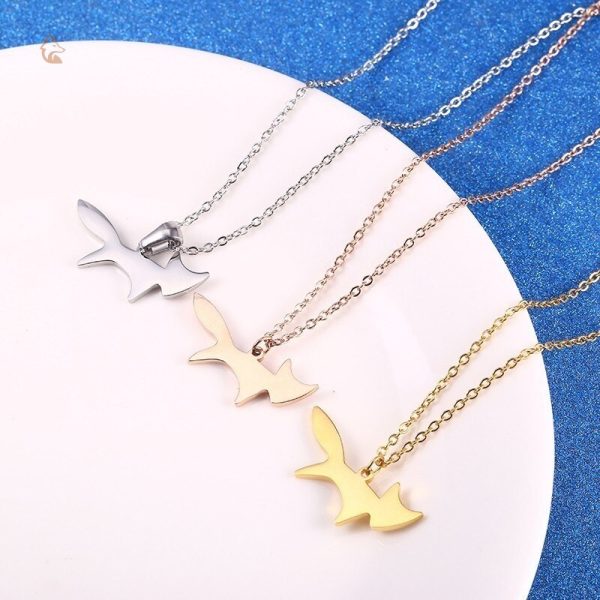 Collier doré en forme de renard pour femme
