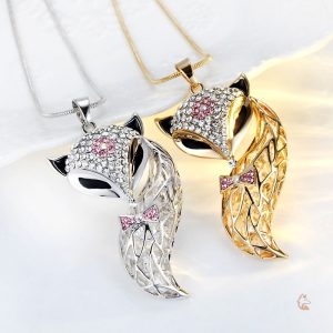 Bijou renard élégant pour femme en métal