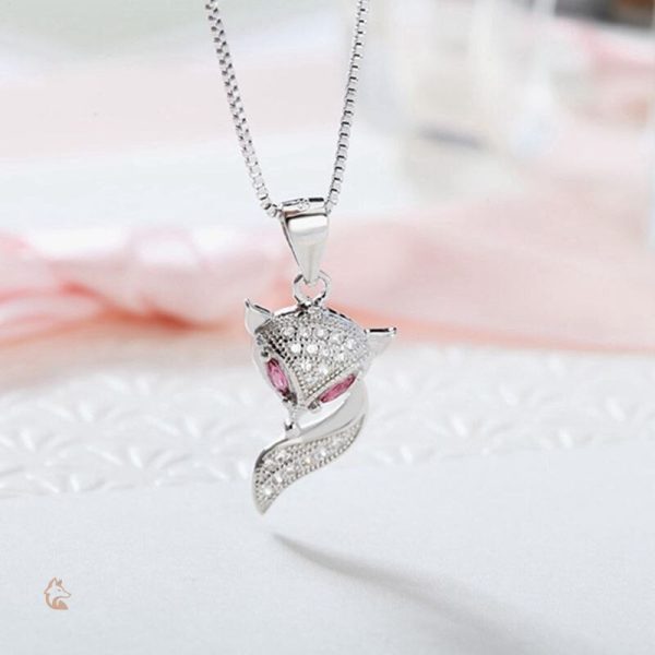 Pendentif Renard en Argent pour Femme