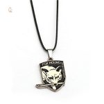 Collier Renard Fox Hound en métal élégant et original