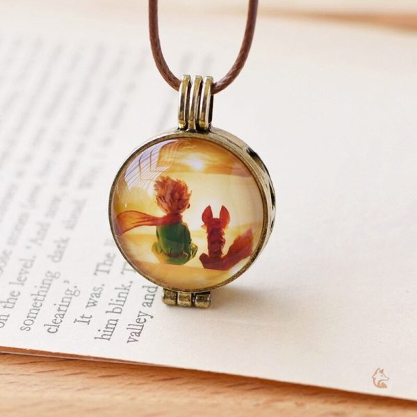 Collier Le Petit Prince avec motif de renard