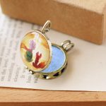 Collier artistique renard, style rétro et charmant