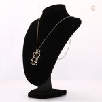 Collier original avec motif renard en papier